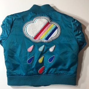 Cat & Jack | Rainbow & Cloud  | Bomber Jacket
